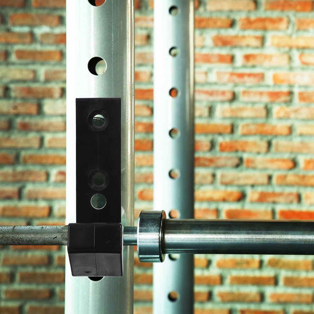 BESPORTBLE 8 Pcs Barbell Stand Hangers Hanging Frame Wall Shelf Bar Stand Rack Hooks Kettlebell Wall Mounted Barbell Rack J Barbell Wall Mount Barbell Holders Wall Barbell Rack Household