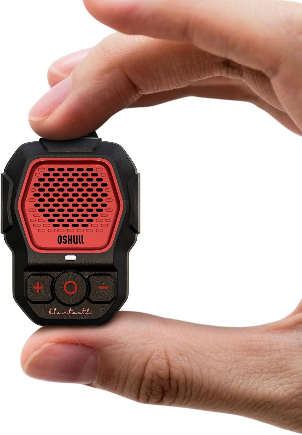 MFish IPX67 4X Wearable Bluetooth Speaker, Clip-On Mini Portable Speaker with Built-in Mic for Hands-Free Calls