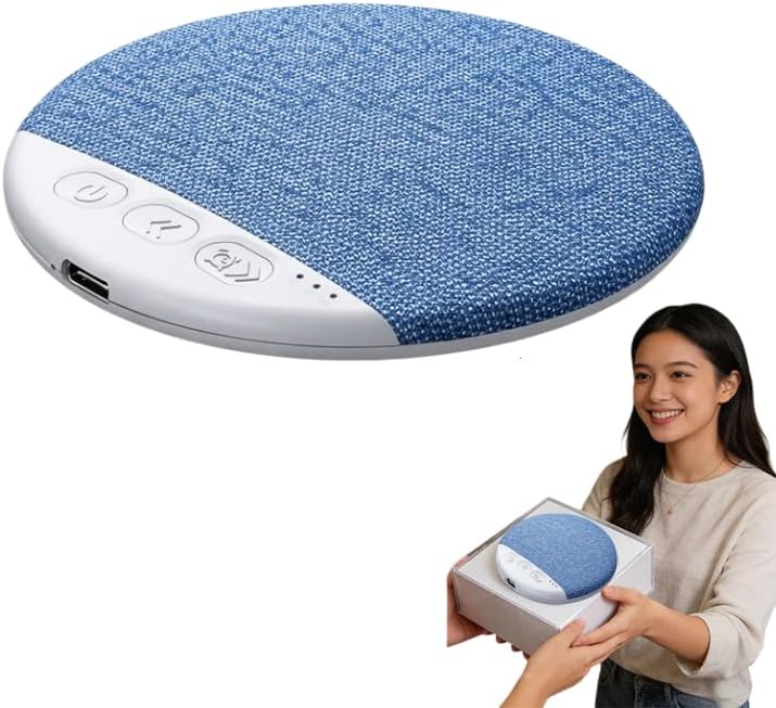 Generic 2026 New Sleep Pillow Speaker, Bluetooth White Noise Timer Wireless Sleep Aid, Hi-Fi Stereo Bass Private