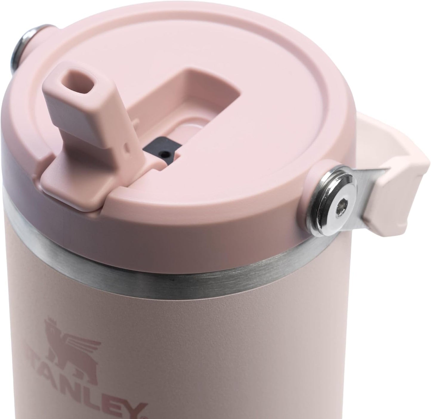 STANLEY IceFlow 2.0 Tumbler - 30 oz Insulated Water Bottle with Flip Straw & Handle | BPA-Free Rose Quartz