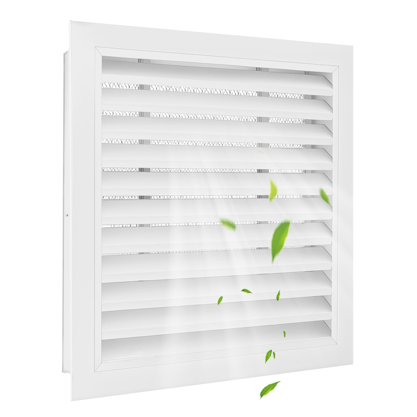2-Pack 20"x20" Gable Vent - Premium Aluminum，Filter Screen for Removable, Ideal for Gables, Sheds, and Attics - Vent Opening 18"x18" - Boost Ventilation and Guard Against Moisture