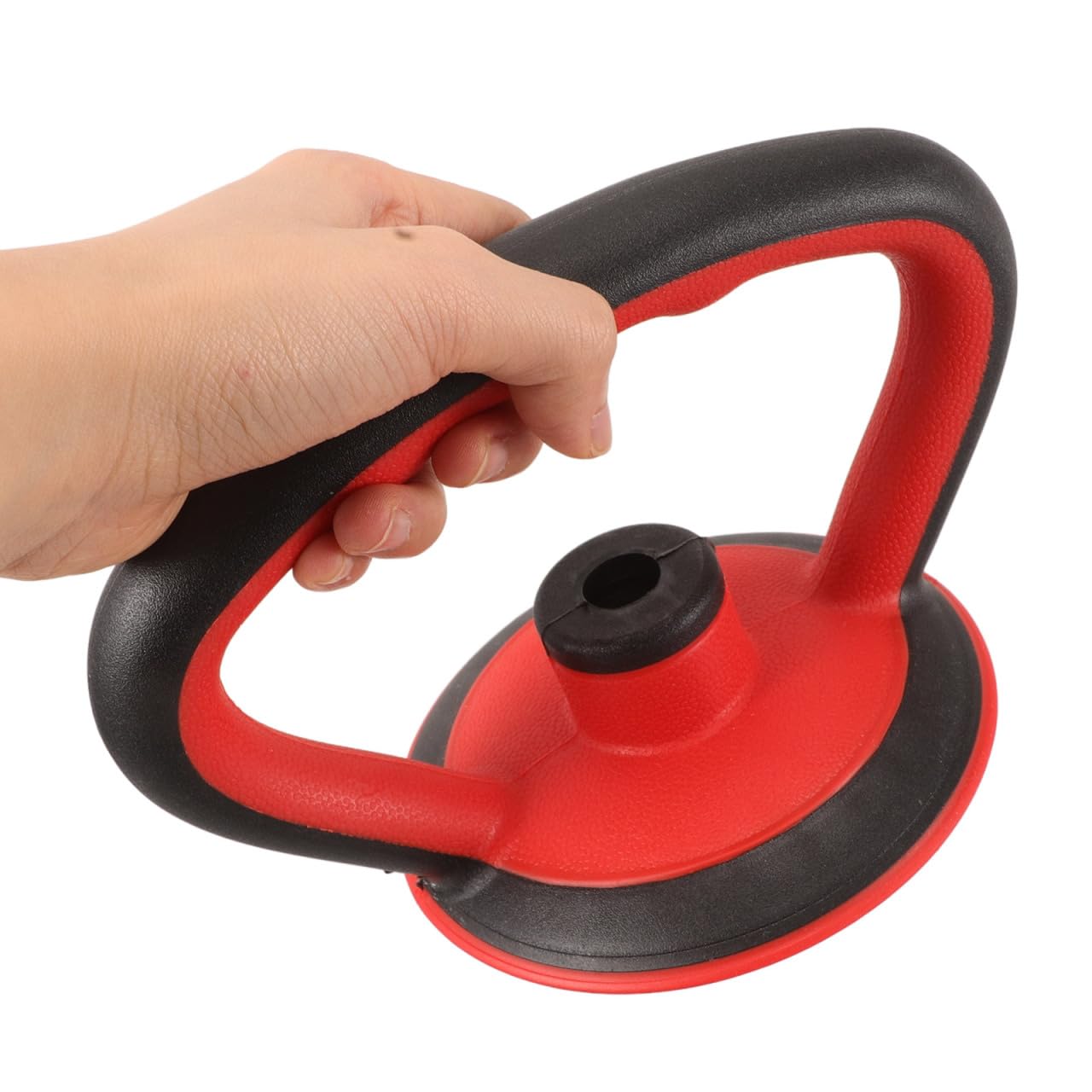 Toddmomy Adjustable Kettlebell Handle Kit with Anti Slip Grip and Base Nut Converter for Home Gym Fitness Accessories Durable Kettlebell Attachment for Strength Training and Weightlifting