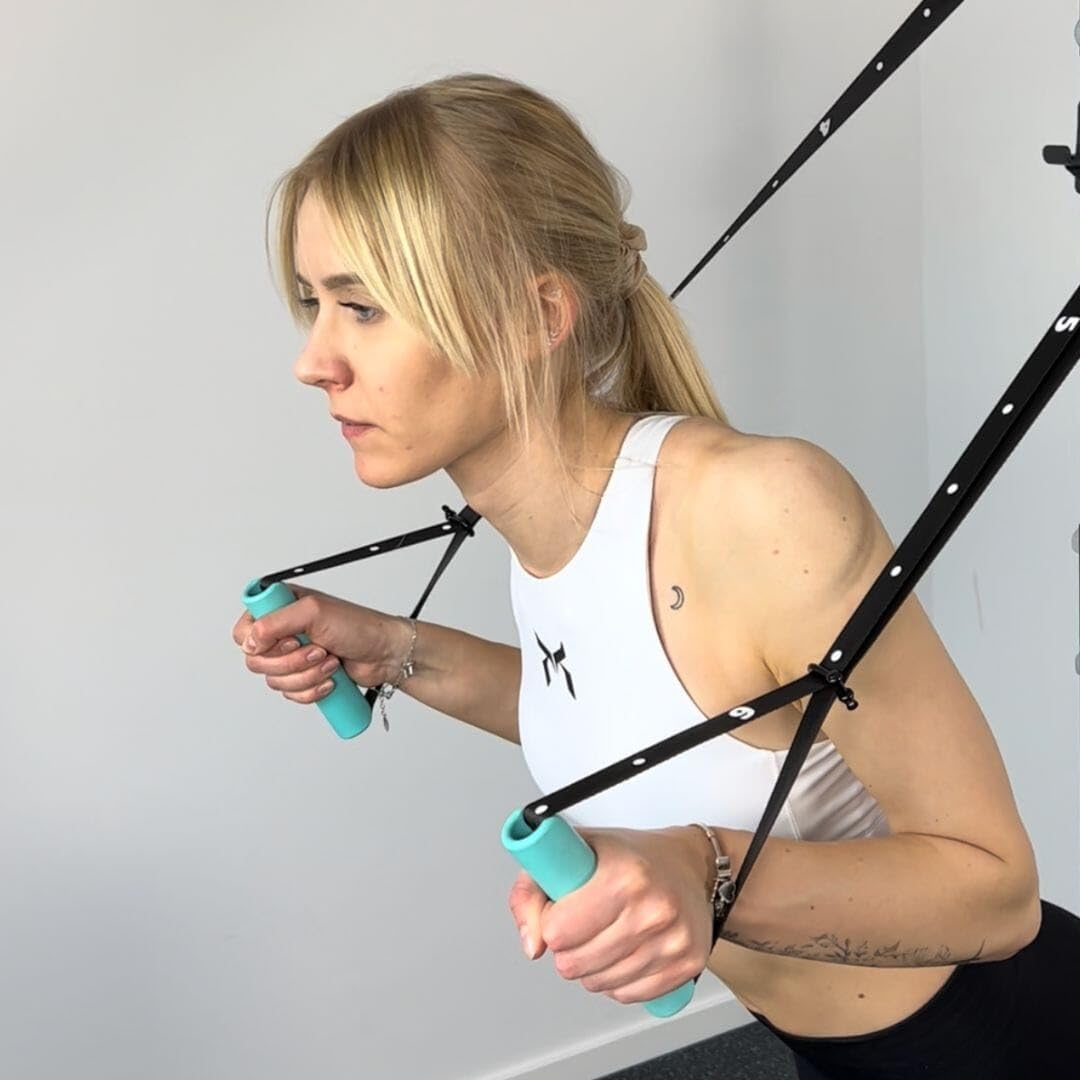 Kensui Nanobars V2 – Ultra-Compact Portable Suspension Trainer – Pocket-Sized Home Gym for Travel & Outdoor Workouts – 600lb Capacity – Dual Anchor System with Rotating Handles (Black)