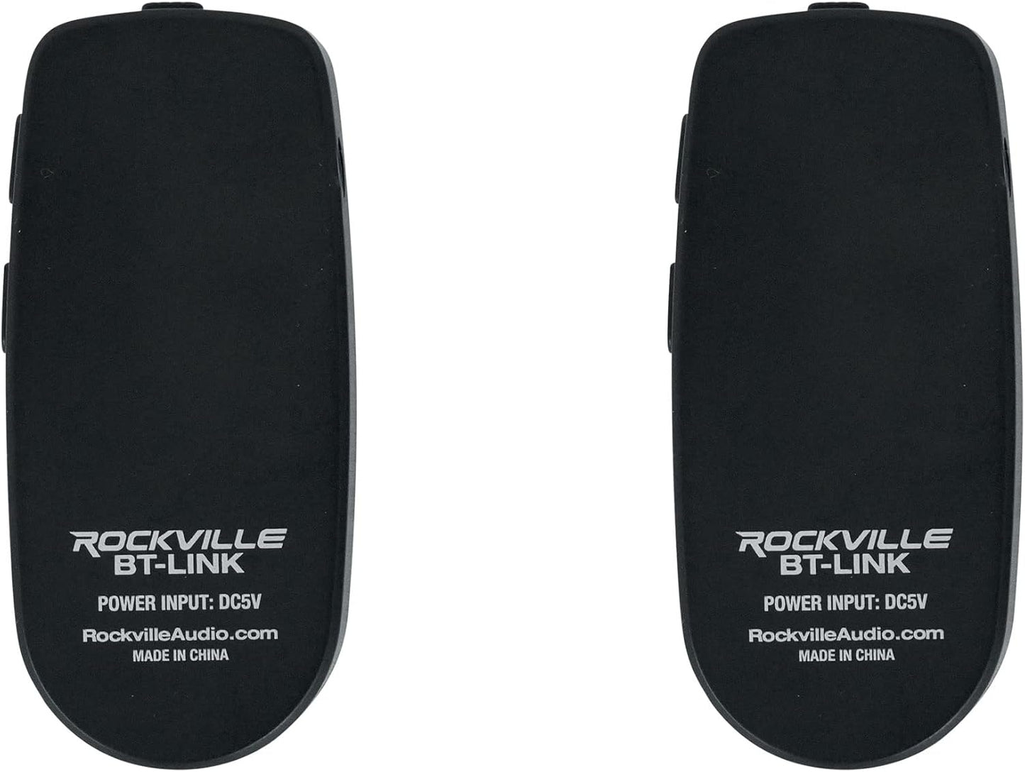 Rockville (2), 5.0, 35ft BT-Link Bluetooth Adapters Aux to Bluetooth Wireless Sync, DSP Audio, Range, Perfect for Home