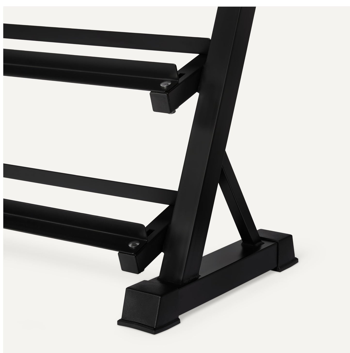 Amazon Basics 3-Tier Adjustable Dumbbell Weight Rack, Sturdy Steel Stand Only, Black