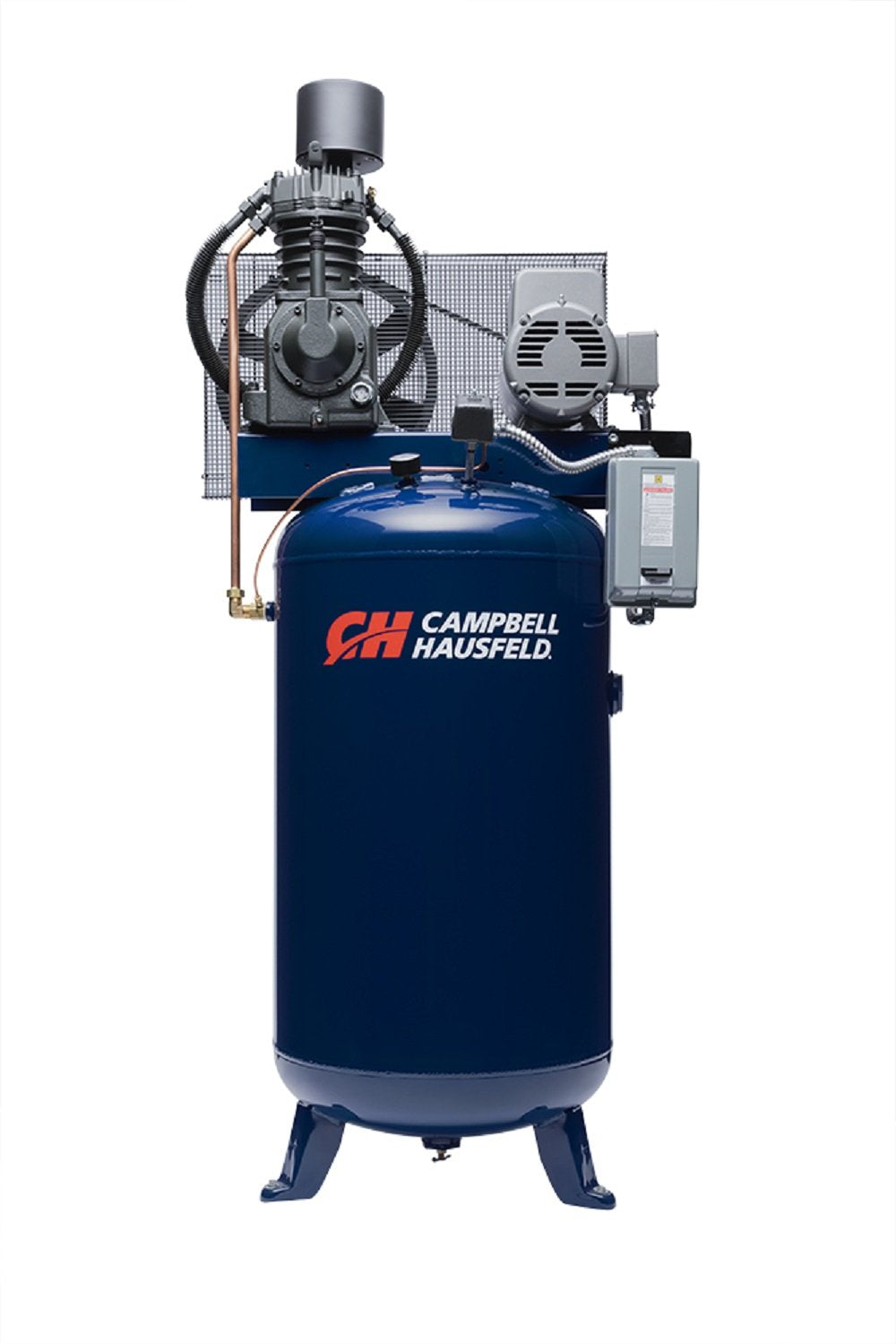 Campbell Hausfeld 80 Gallon Vertical Air Compressor, 2‑Stage, 7.5 HP, 175 PSI, 230V
