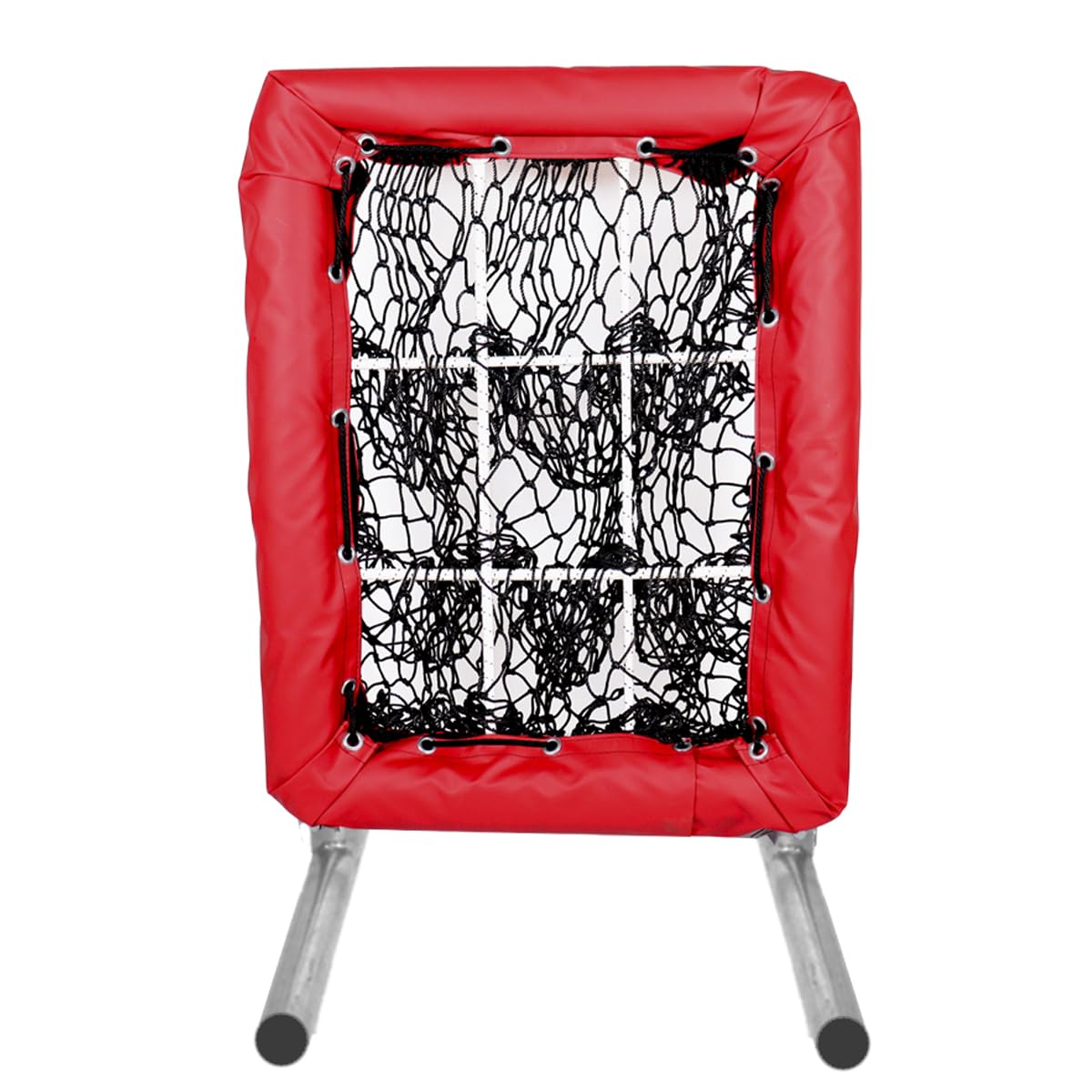 Pitchers Pocket Pro® The Original 9 Hole Pitching Net | Softball & Baseball Pitching Target - Red
