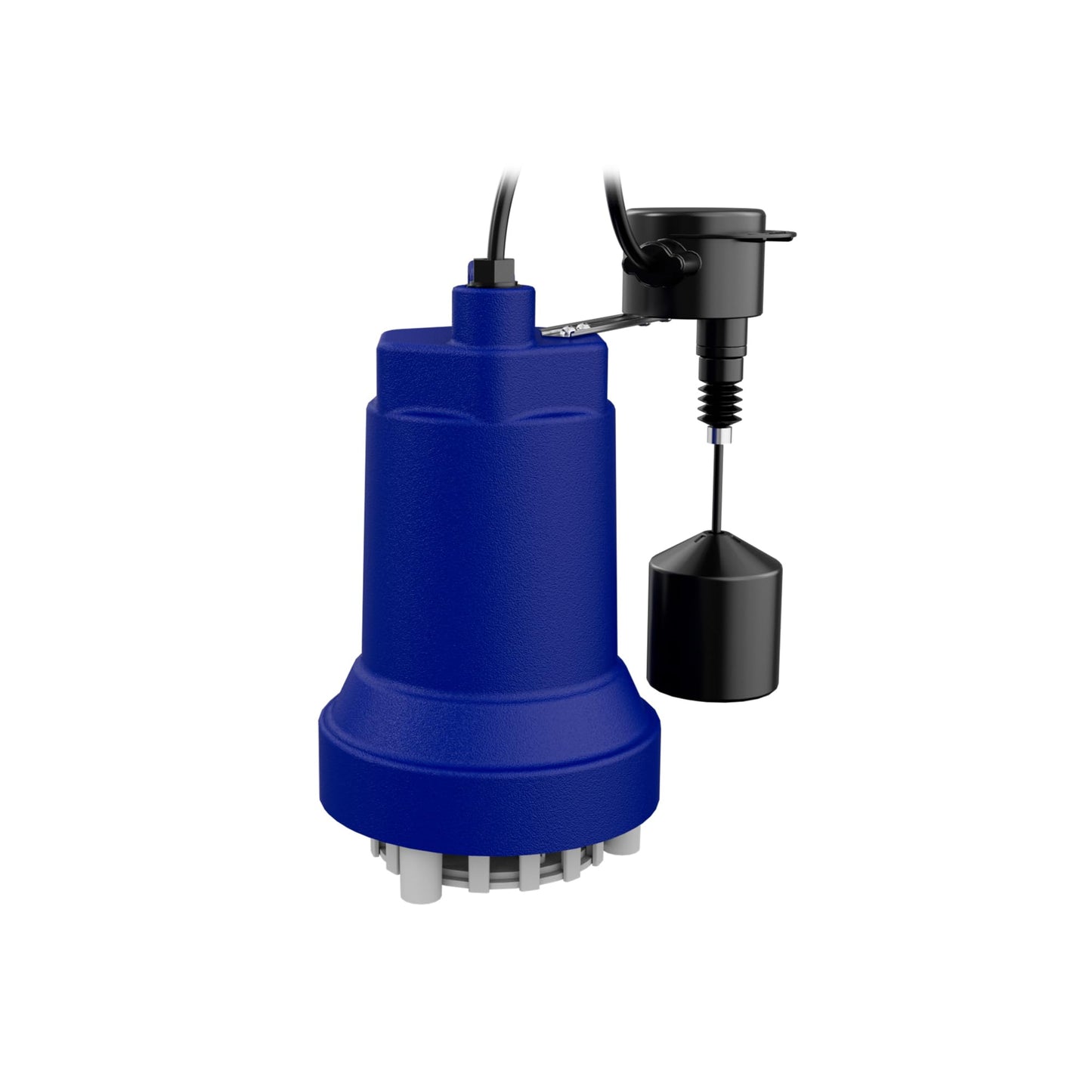 JACKEL SUM500CIV 1/2 HP 5160 GPH Cast Iron Submersible Sump Pump with Vertical Float Switch and Piggy-Back Power Cords