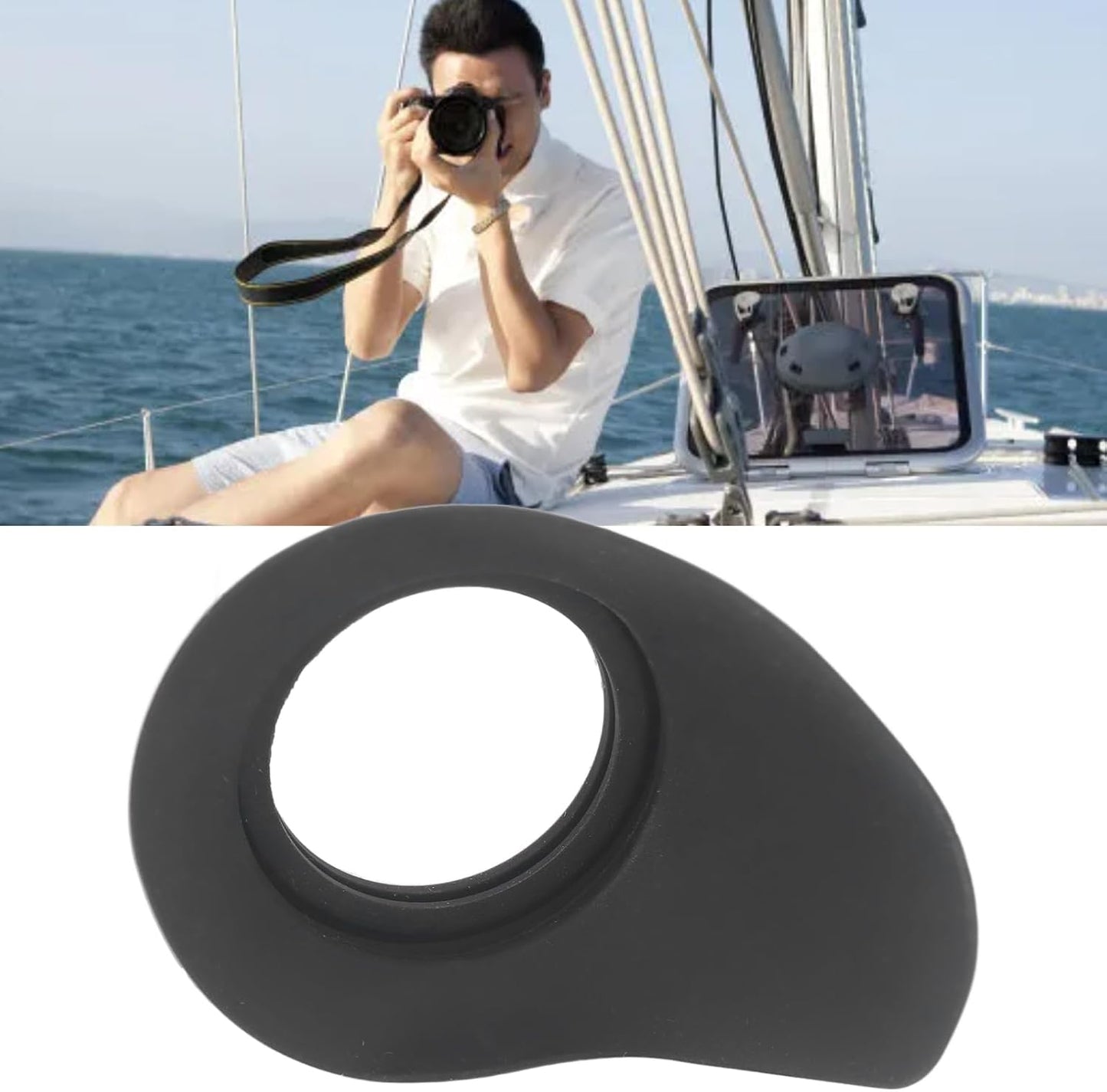 SD1000 MC1500 MC2500 Camera Viewfinder Eyecup Rubber Eyepiece for Compact Protective