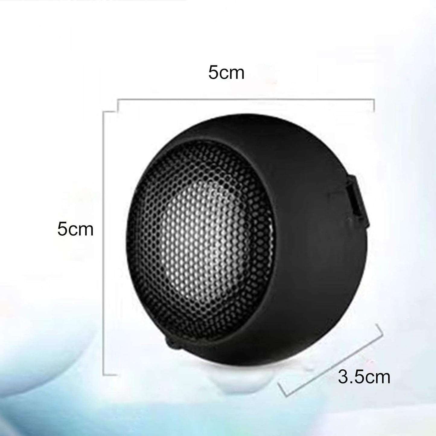 YOXIER Mini Portable Hamburger Speaker in Black Ideal for On-the-Go