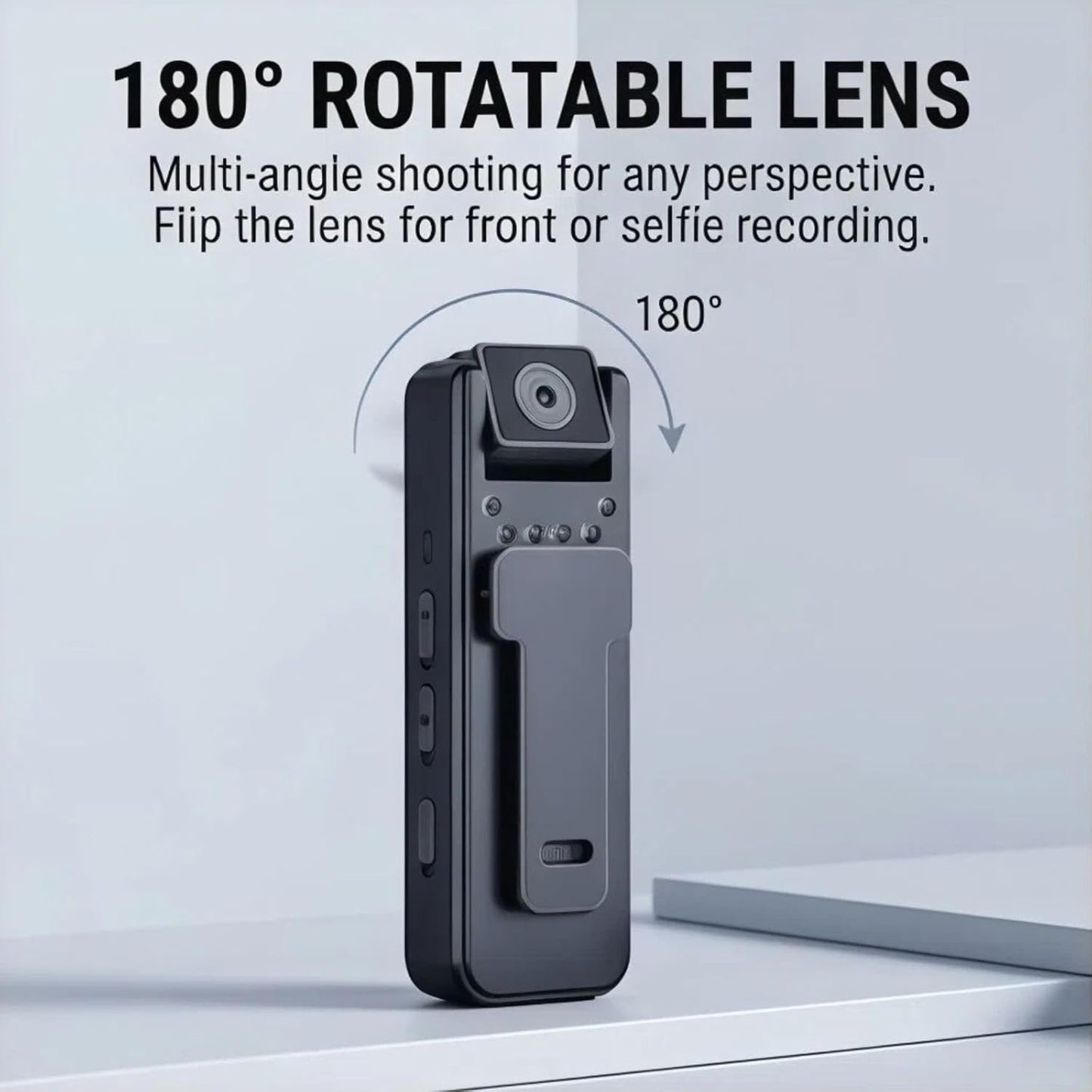 Generic (1) HD Body Worn Camera, High Definition Portable Camcorder, Wearable Night Vision Video Recorder, Loop