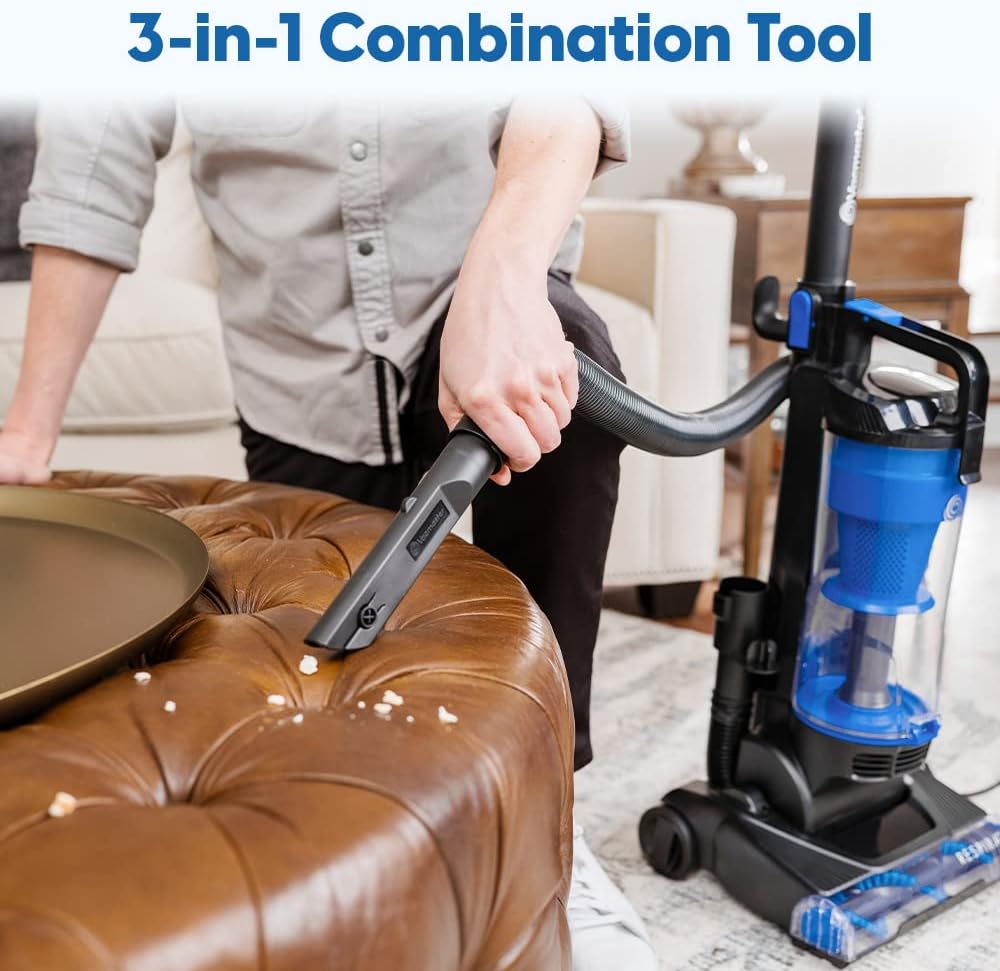 Vacmaster UC0501 Bagless Upright Vacuum Cleaner - Large Dust Cup, Efficient Cyclone Filtration & 17ft Cord for Carpets & Pet Hair
