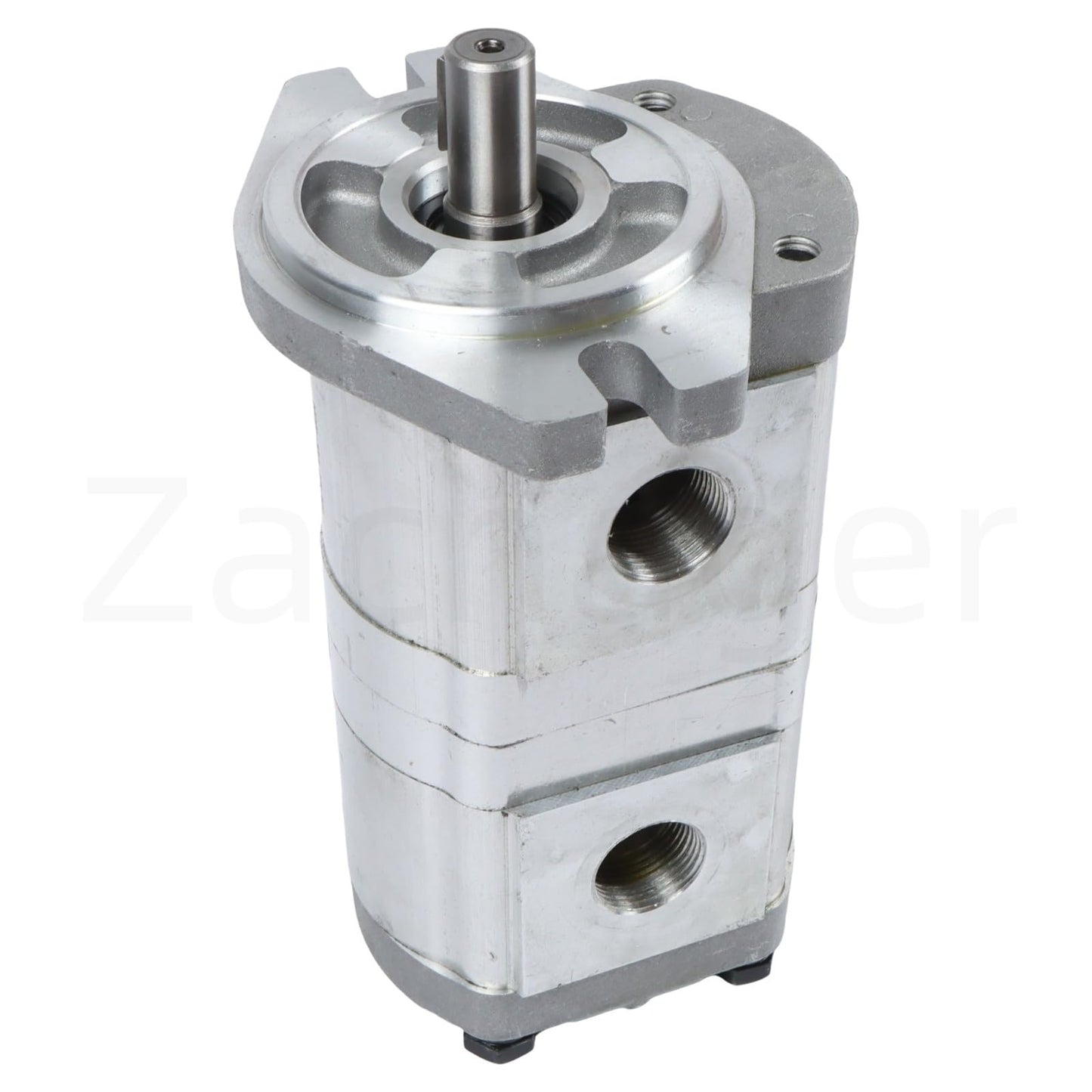 Zachager HGP-33A-F6-6R Fast Response & Durable Hydraulic Double Gear Pump Direct Replacement for Suitable for with a Shaft Diameter of 17.46mm.Oil inlet BSPT3/4" Oil outlet BSPT1/2"