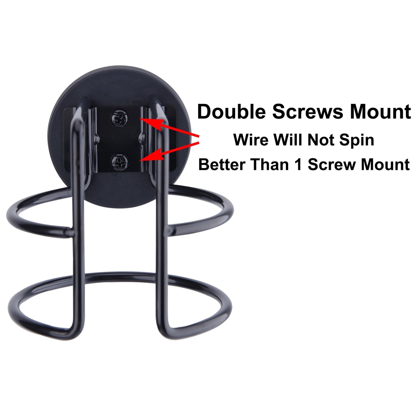 8 Pack Magnetic Cup Holder with 2 Screws Mount, Full Covered Bus Tractor Cup Holder, Magnet Bottle Drink Holder, Black