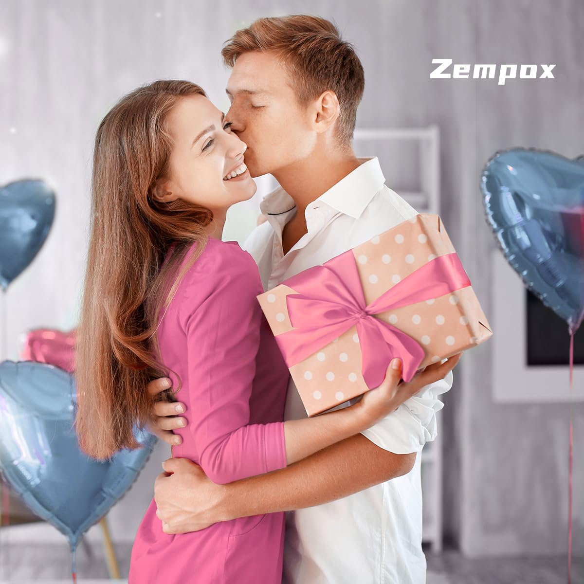 Zempox Adjustable Dumbbell Set, 4 in 1 Free Weight Dumbbell Set for Women, Hand Weight for Women at Home, Each 2lb 3lb 4lb 5lb with TPU Soft Rubber Handle for Home Gym Aquatic Fitness Equipment,Pink