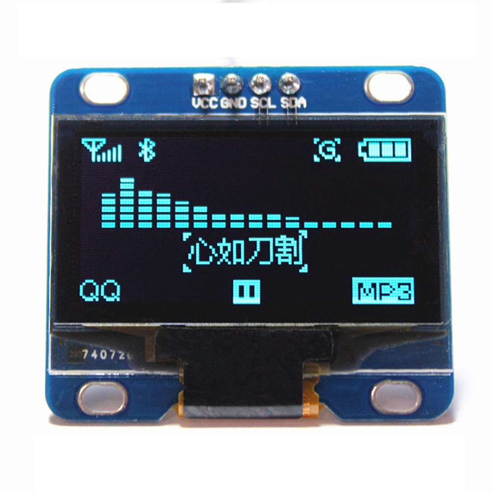 1.3" I2C 128X64 SH1106 51 MSP420 STIM32 ESP32 OLED Display Module IIC Serial LCD Blue Light Screen for Arduino