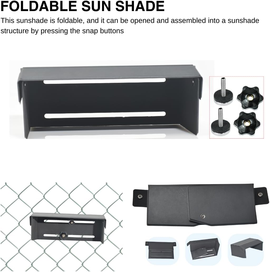 Fotoleey 360 14/13/12, 12/11 Magnetic Phone Fence Post Mount for Mevo Start- Quick Install, Adjustable with Weather