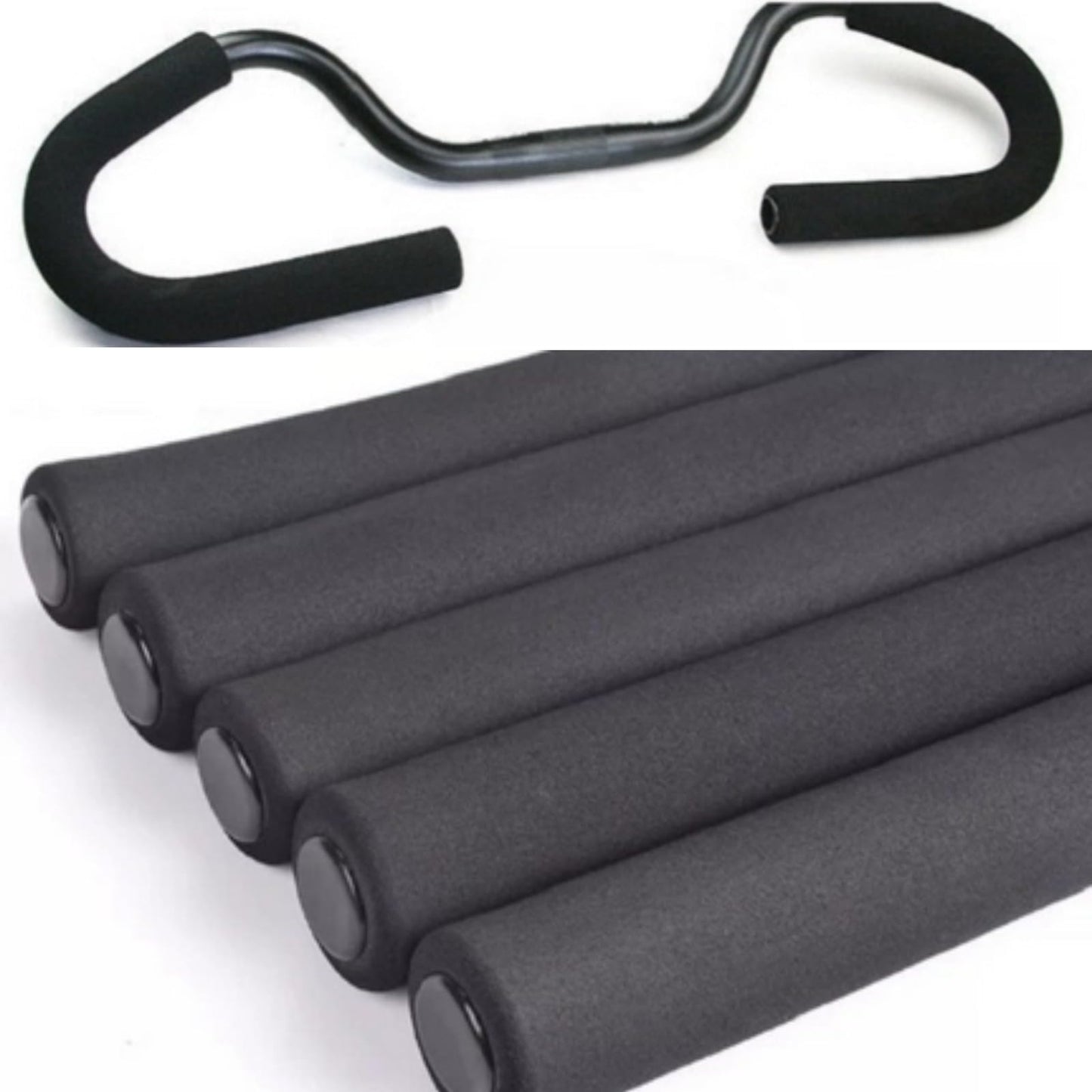Zjyufy Foam Bike Handlebar Grips Cover Bicycle Tube Sponge Soft Grips Foam Tubing Cover for Mountain Road Bike, Inner Dia 22mm
