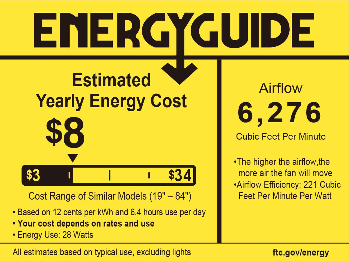 Newday 62 inch Large Ceiling Fans with Lights and Remote, Indoor/Outdoor Black Ceiling Fan for Living Room Patio, 6 Speeds Slient Reversible DC Motor, 3CCT, Timer, 2 Downrods, 8 Blades