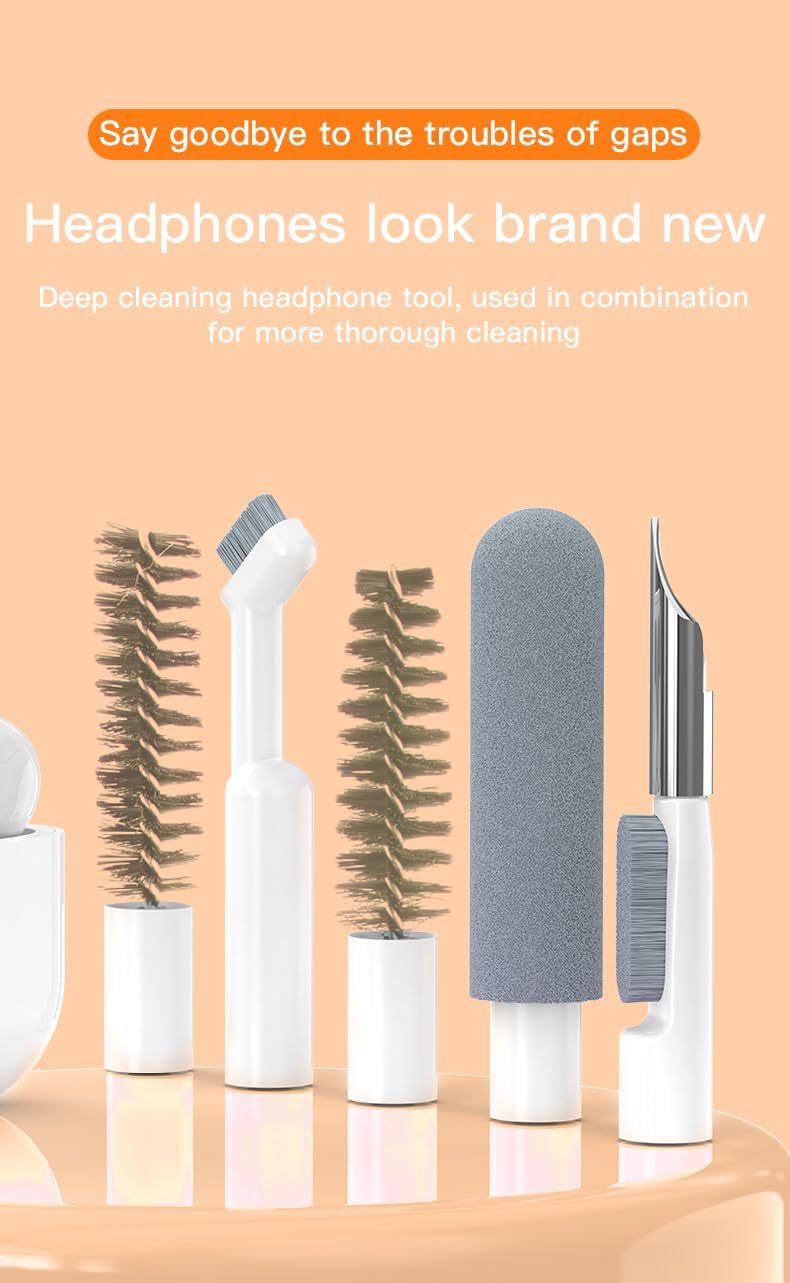 Ryaacphi 32-in-1 Multi-Functional Cleaning Kit for Electronics inlcuding Headphones,Mobile Phones,Computer,Monitor,Lens