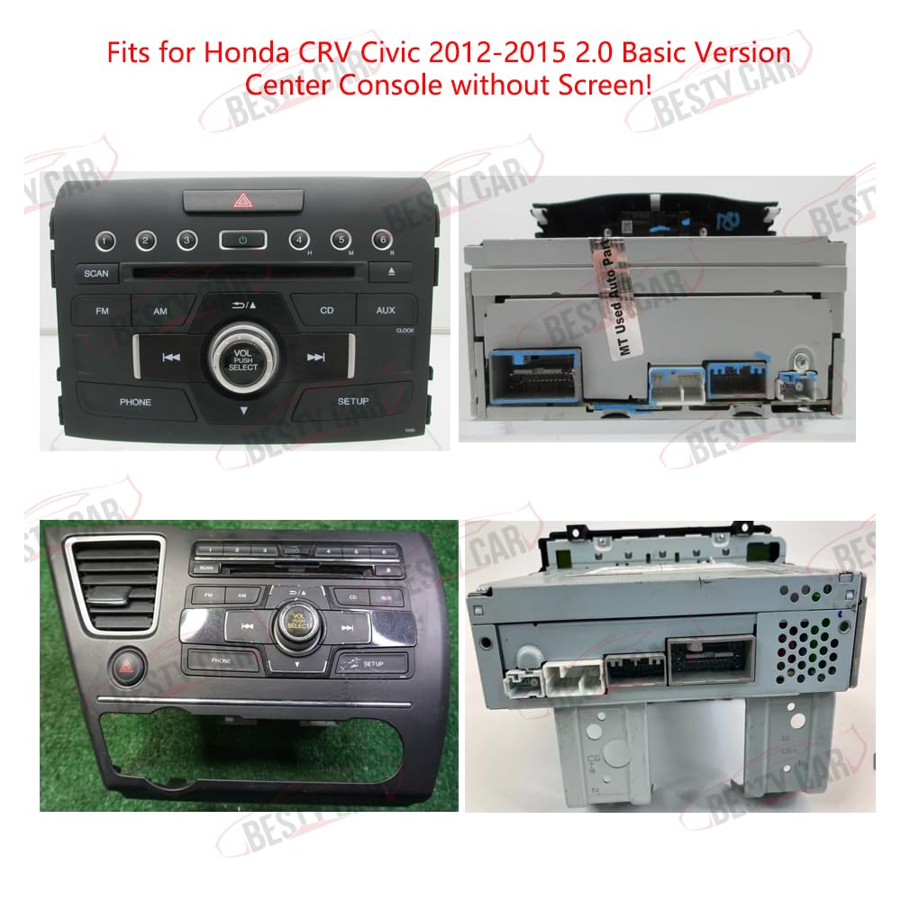 Bestycar 16pin 2012 2013 2014 2015 Car Radio Stereo Power Retrofit Wiring Harness Cable for Honda CRV Civic with Radio