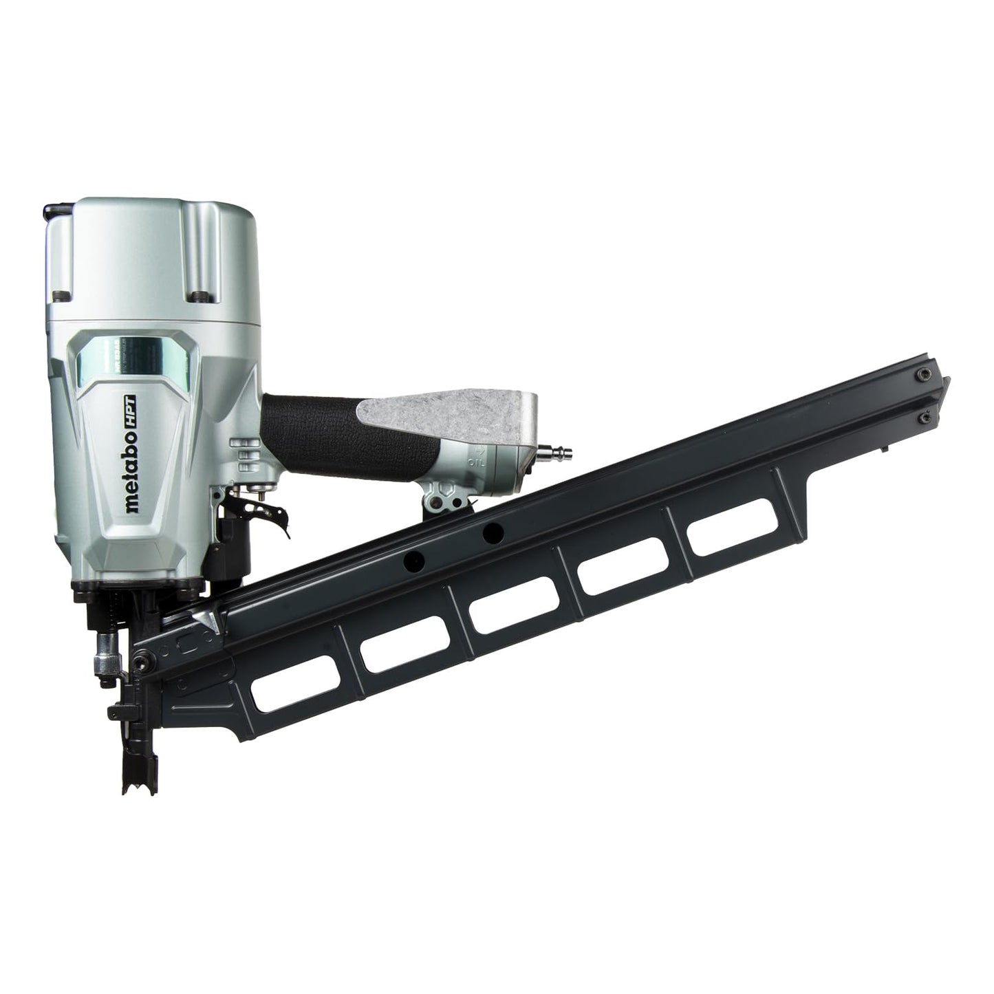 Metabo HPT Framing Nailer, Pro-Preferred Pneumatic Power Nailer & Framing Tool for Flooring, Roof Decking, Selectable Trigger & Rafter Hook, 21° 2" to 3-1/4" Plastic Collated Nails, NR83A5