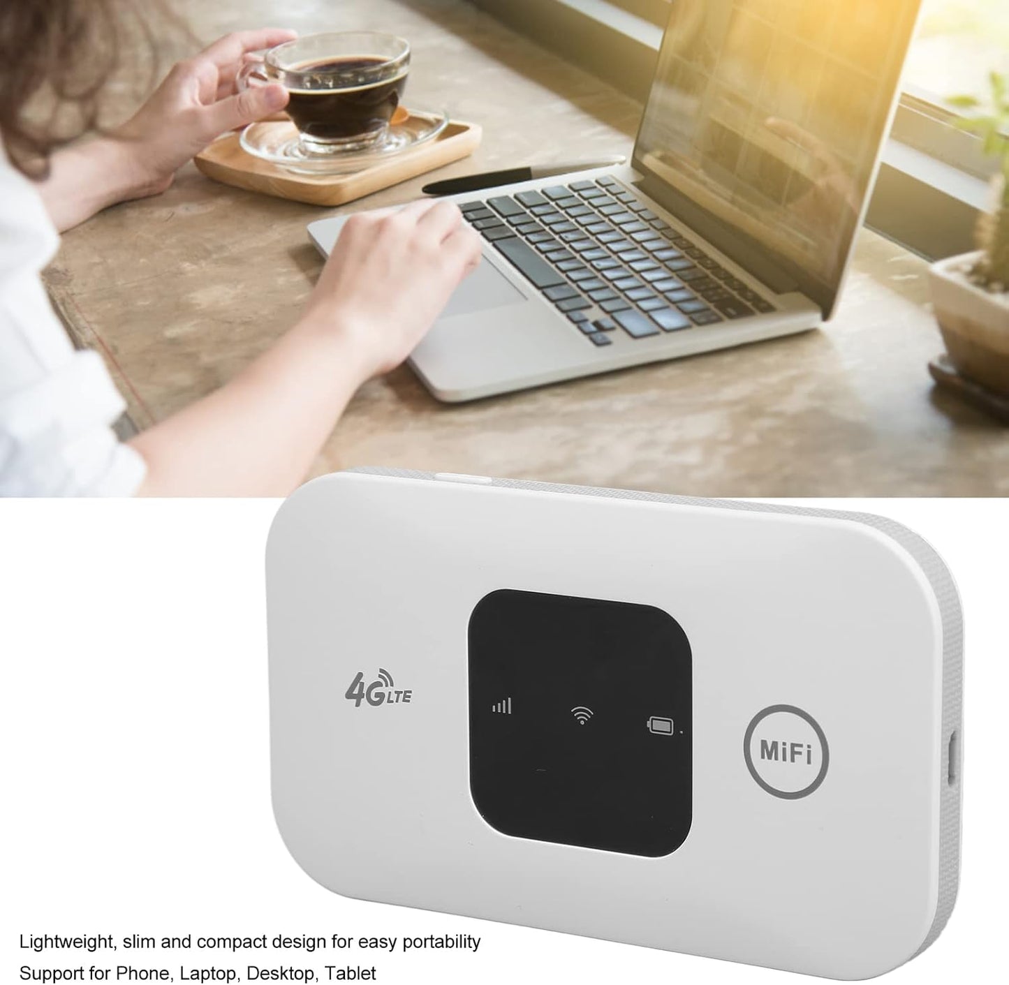 4G Yosoo Health Gear Portable Mobile Hotspot, USB High Speed Stable Portable Router Pocket Mobile Network Modem