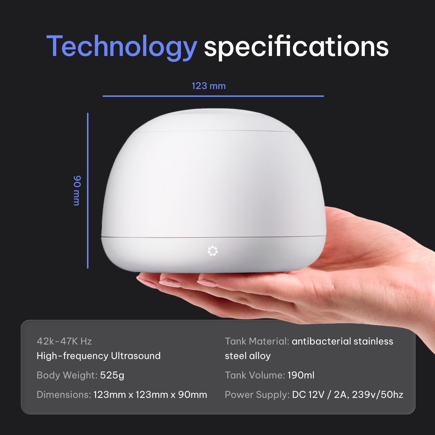 Zima Dental Pod PRO: New Ultrasonic Retainer Cleaner Machine. Market-Leading, Best Aligner Cleaner, Nightguard Cleaner, Mouthguard Cleaner, Denture Cleaner, Ultrasonic Cleaner for Oral Dental Care