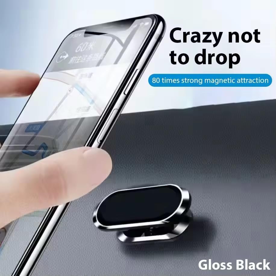 BelaGoods VIDA 8Magnet 360 15/14/13/12 BelaGoods Magnetic Car Phone Mount for Dashboard & Vent, Rotating Mini Phone