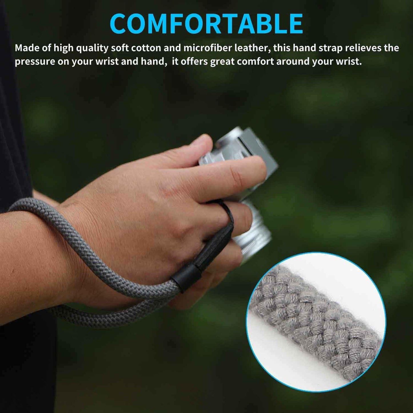 Keabroir A6700 A6600 A6500 A6400 A6300 A6100 A6000 Camera Wrist Hand Strap Soft Cotton Lanyard String Rope compatible