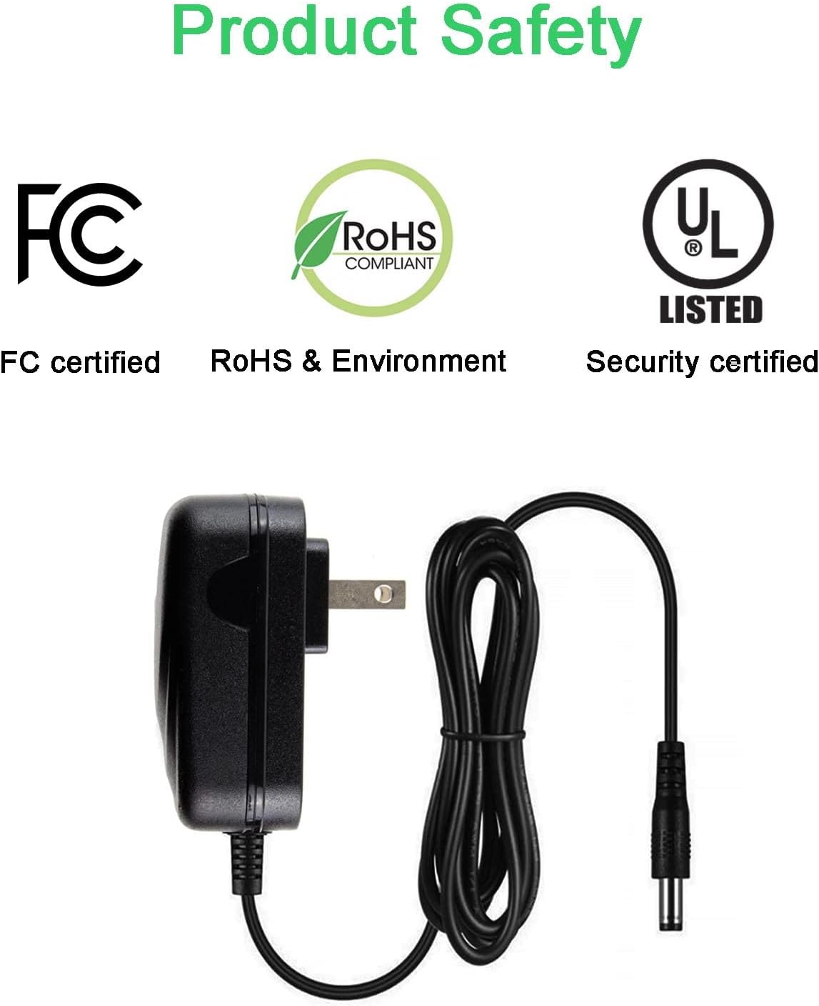 MyVolts 5V DAP-HD0014 MP3 Power Supply Adaptor Compatible with Creative Player - US Plug