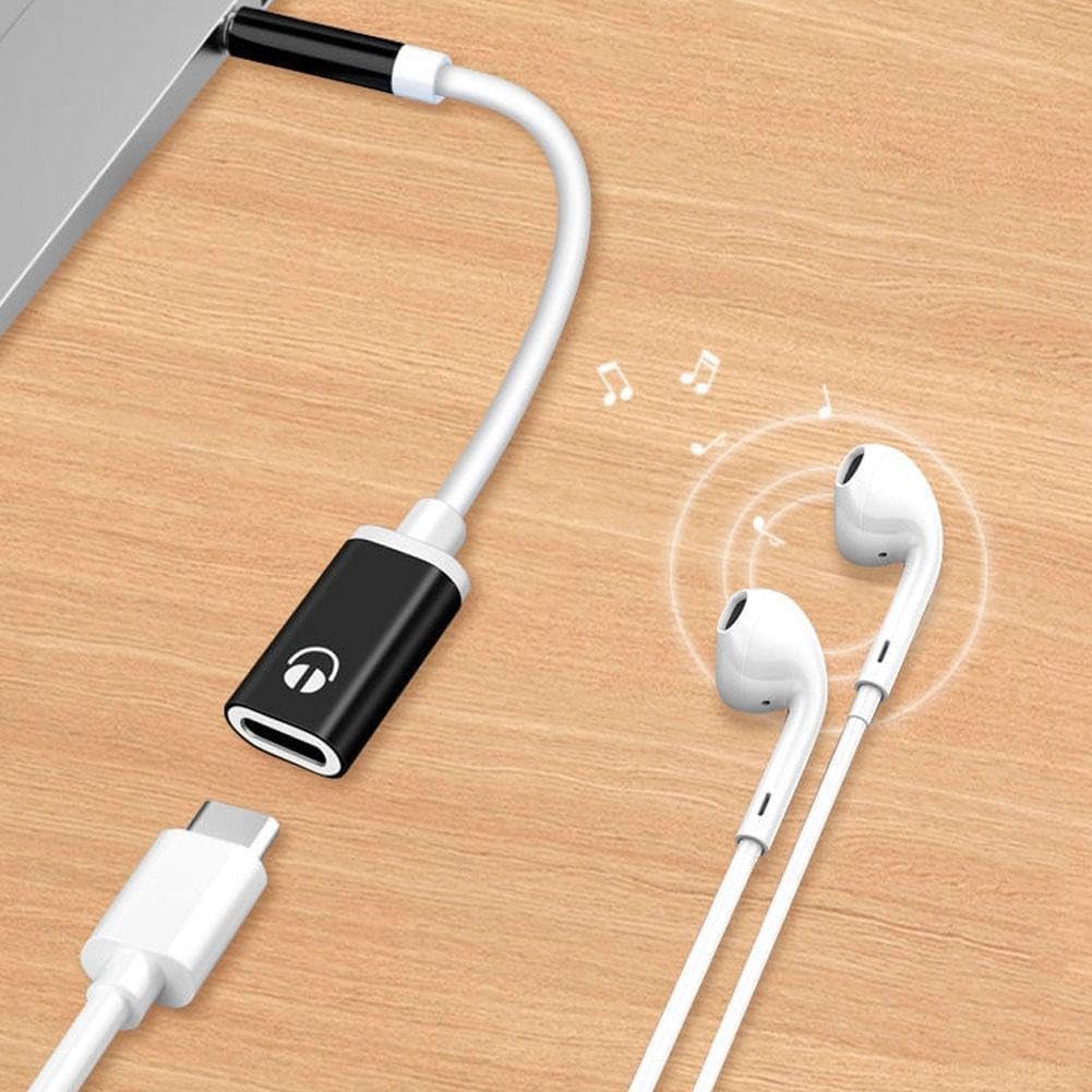 Zenarao 3.5mm MP3 Male to USB C Female Audio Adapter, Only Analog Audio Aux Jack Cable for Smartphone Laptop Tablet