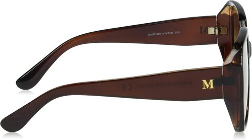 Martha Stewart Women's UV400 Square Sunglasses - Timeless 58mm Protective Shades for Her
