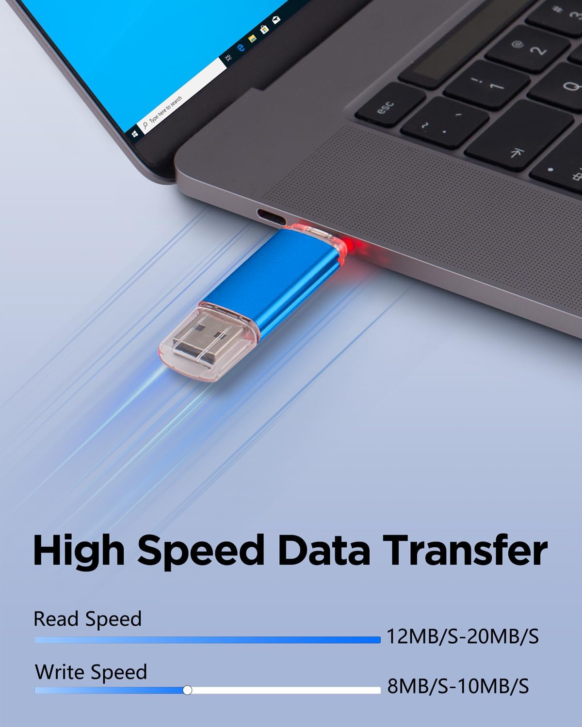 AreTop 16GB 2.0 16GB 2-in-1 16/15, 5 Pack USB C Thumb Drive USB Dual Flash Drive USB Drive Portable Type-C Memory Stick
