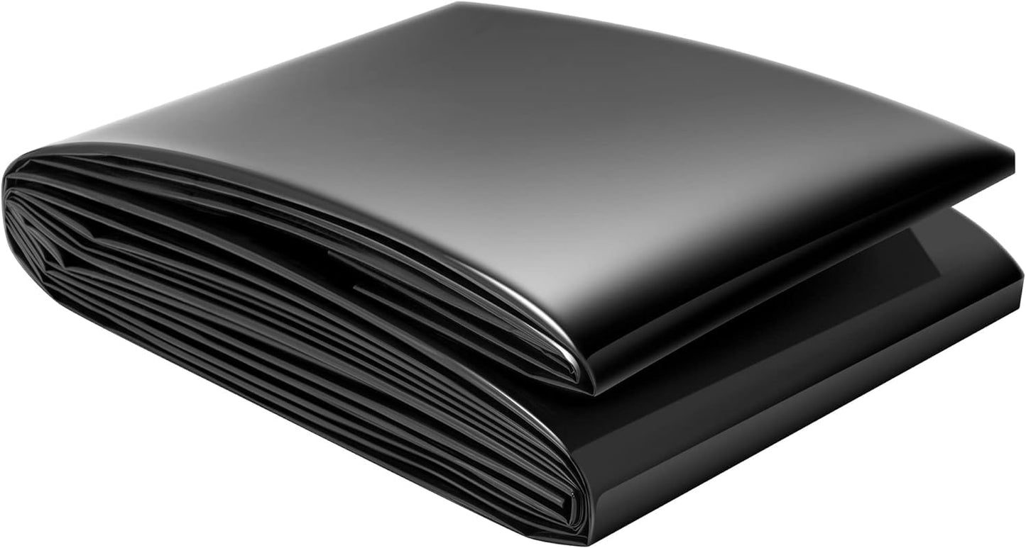 SierraSquad 10x10 ft Pond Liner, 45 Mil Thickness, Pliable & Durable EPDM Material, Easy Cutting & UV Resistant, for Fish or Koi, Features, Waterfall Base, Fountains and Water Gardens