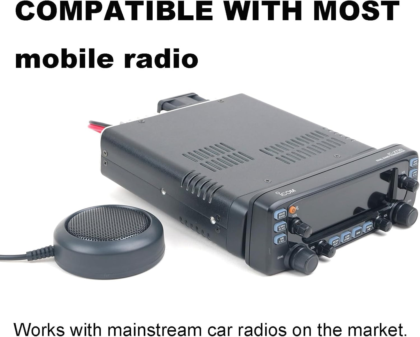 Gabil GSP-01 4 3 3.5mm 4.92 Upgraded Mini External Speaker, Ohm Watt High Power Audio for Mobile Ham Radio CB Scanner