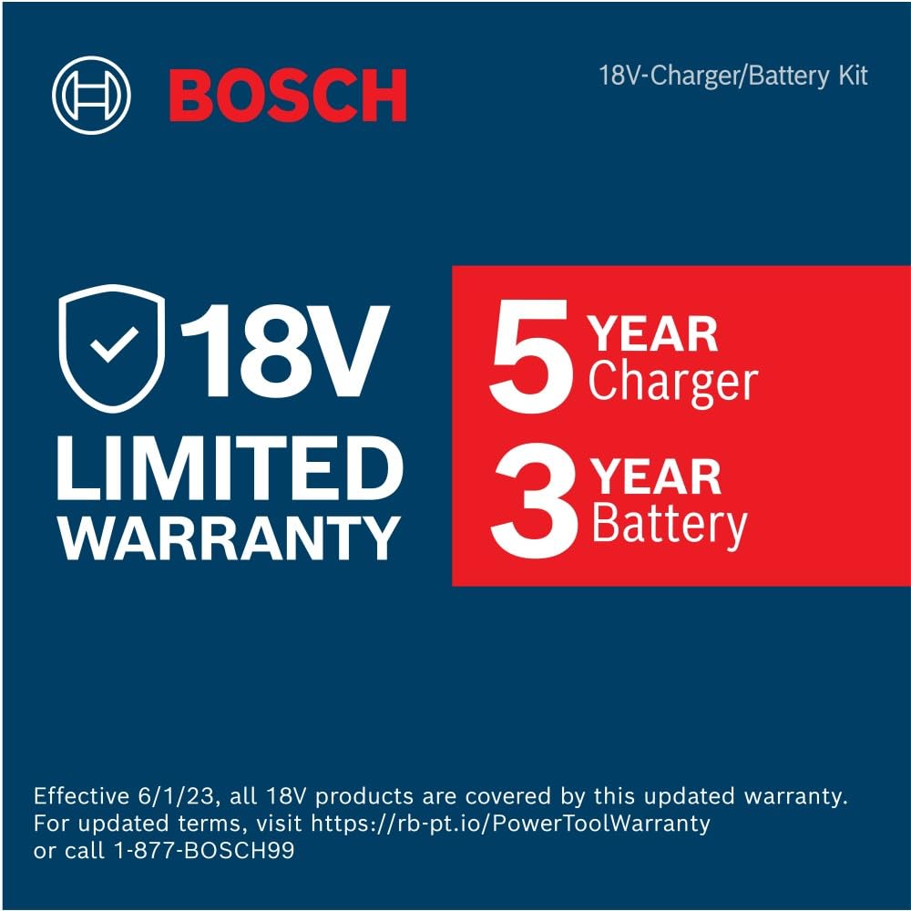 Bosch GXS18V-19N16 18V Starter Kit with (1) CORE18V® 6 Ah High Power Battery and (1) 18V 16 Amp Battery Turbo Charger