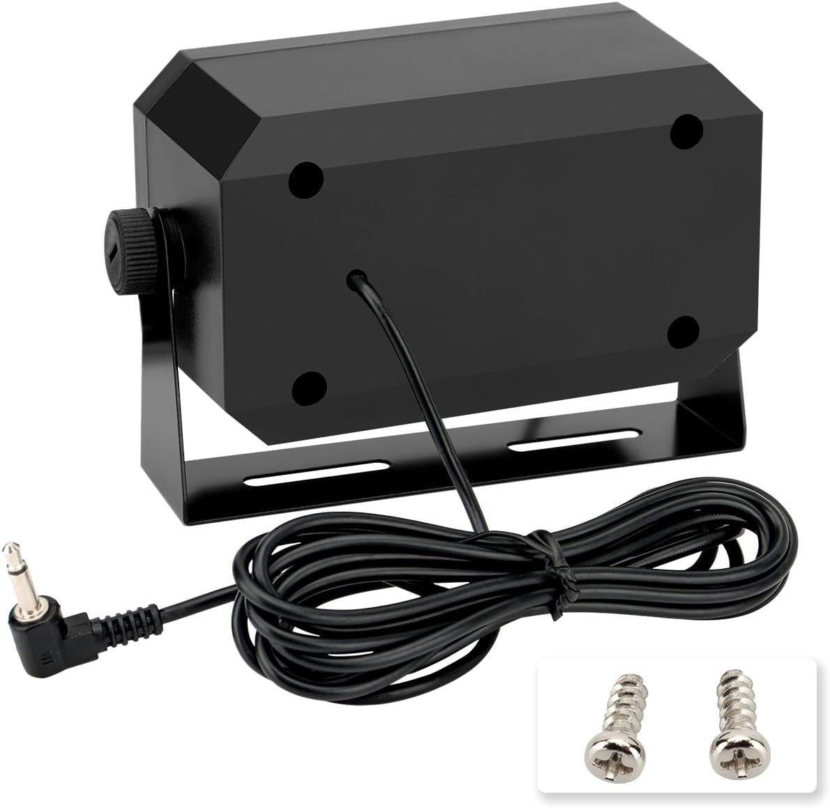 Airiton Communications 3.5mm Rectangular External Speaker/CB Radio Speaker for Ham Radio, External Scanners for All