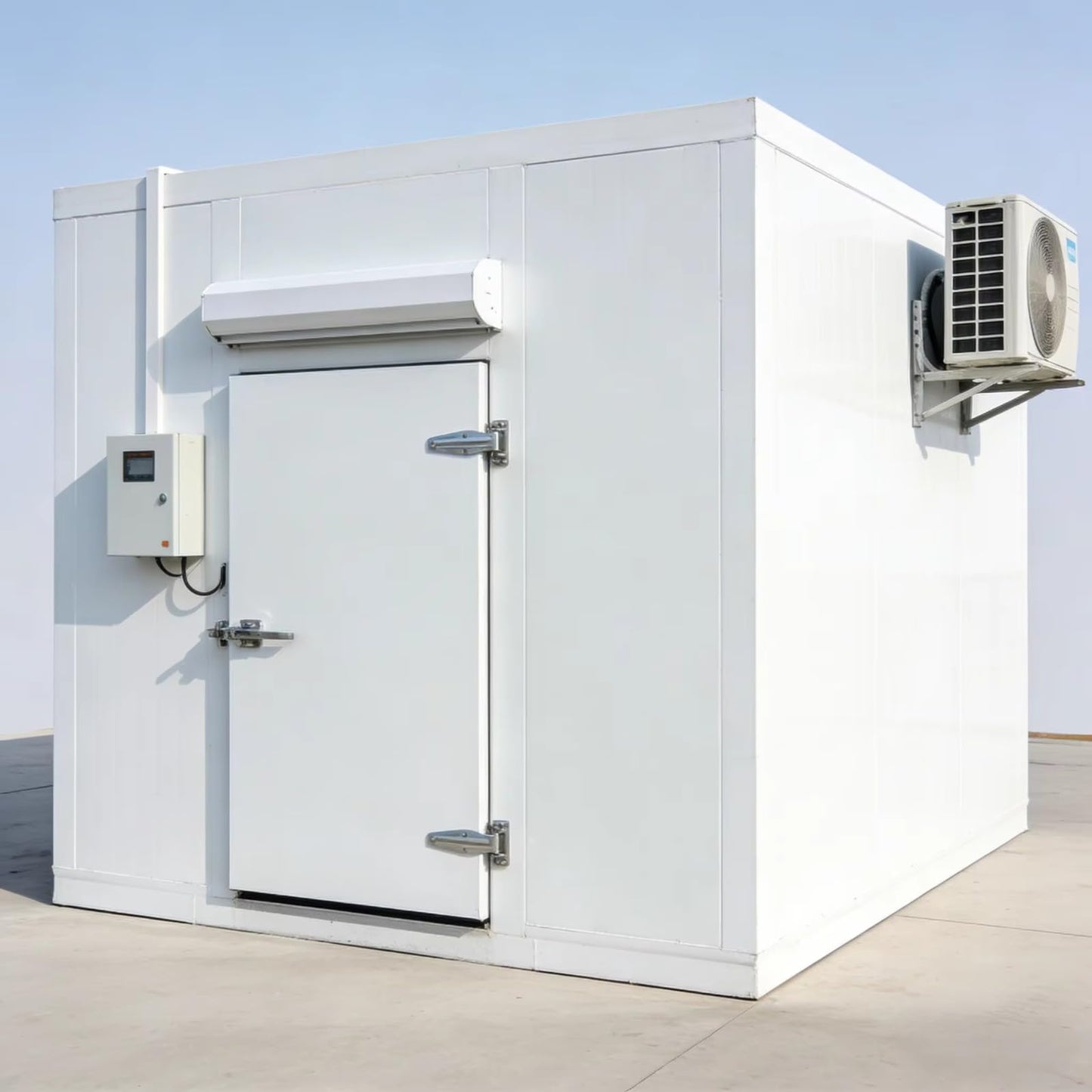 Commercial Walk-In Freezer, Prefabricated Modular Cold Room with 4" Insulated Panels & Digital Thermostat for Restaurant, Hotel, Bulk Food Storage
