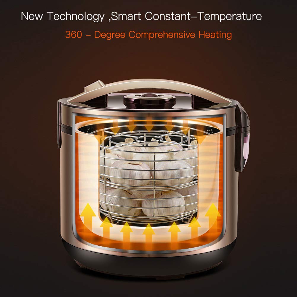MLGB 6L Black Garlic Fermenter,Yogurt Maker with Adjustable Temperature & Time Control,Kimchi machine,Sweet Rice Wine Maker Full Automatic,Natto Maker,FCC UL Listed