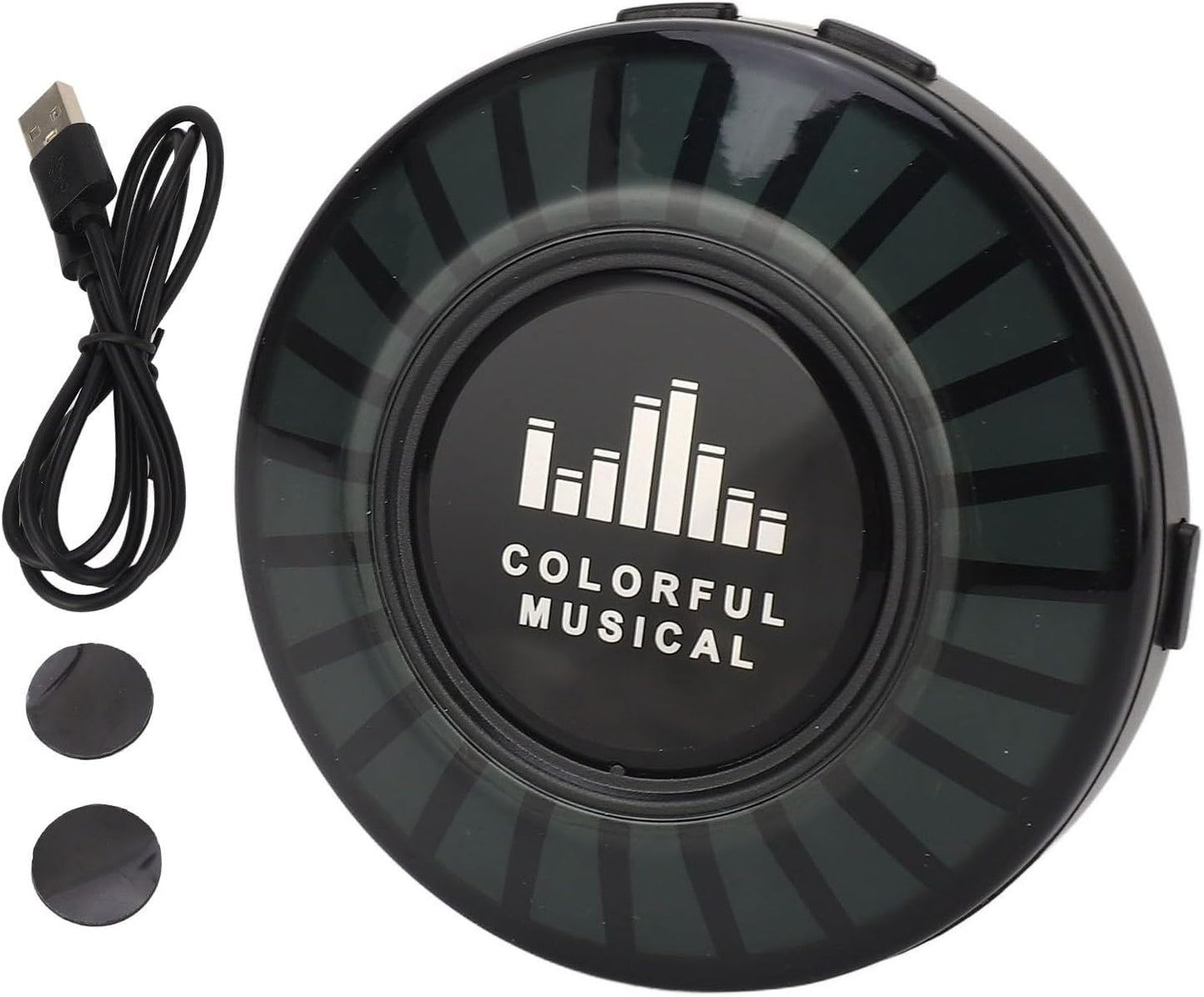 Generic 400 Portable Speaker, Mah ABS Sound Pickup RGB Bone Conduction Speaker for Car