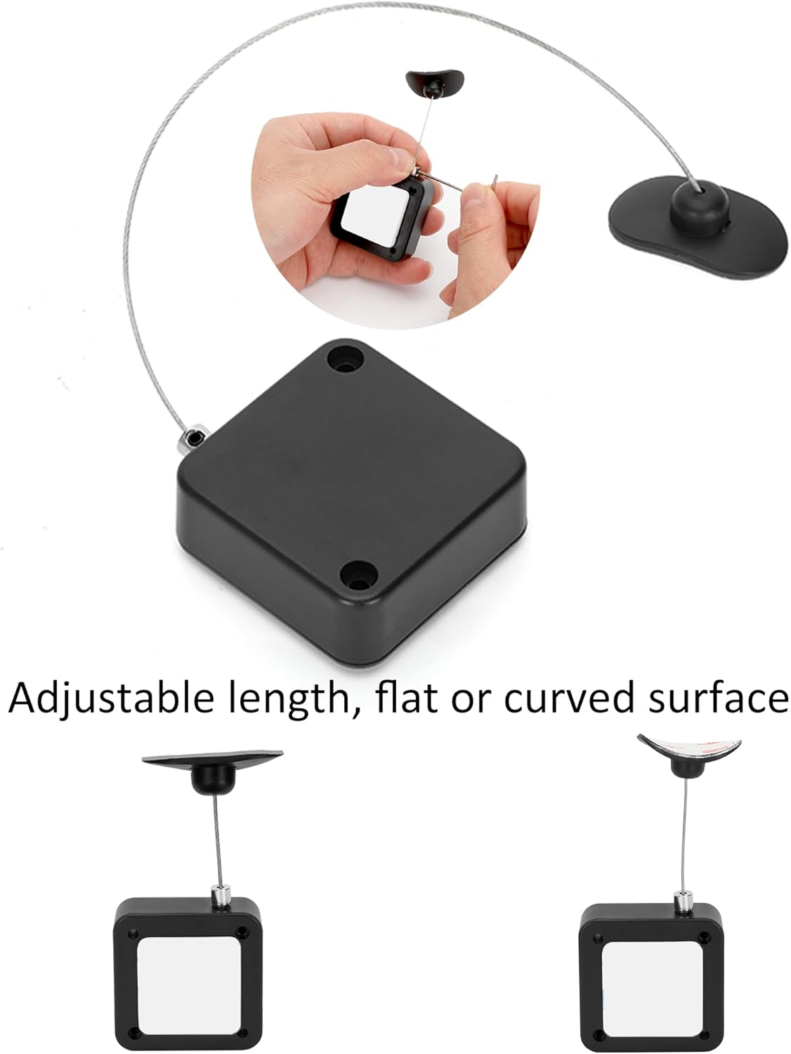 Fancat 4Pack 6.5 Remote Control Tether, Ft Remote Control Leash, Retractable Safety Lock with Adjustable Lock Strap