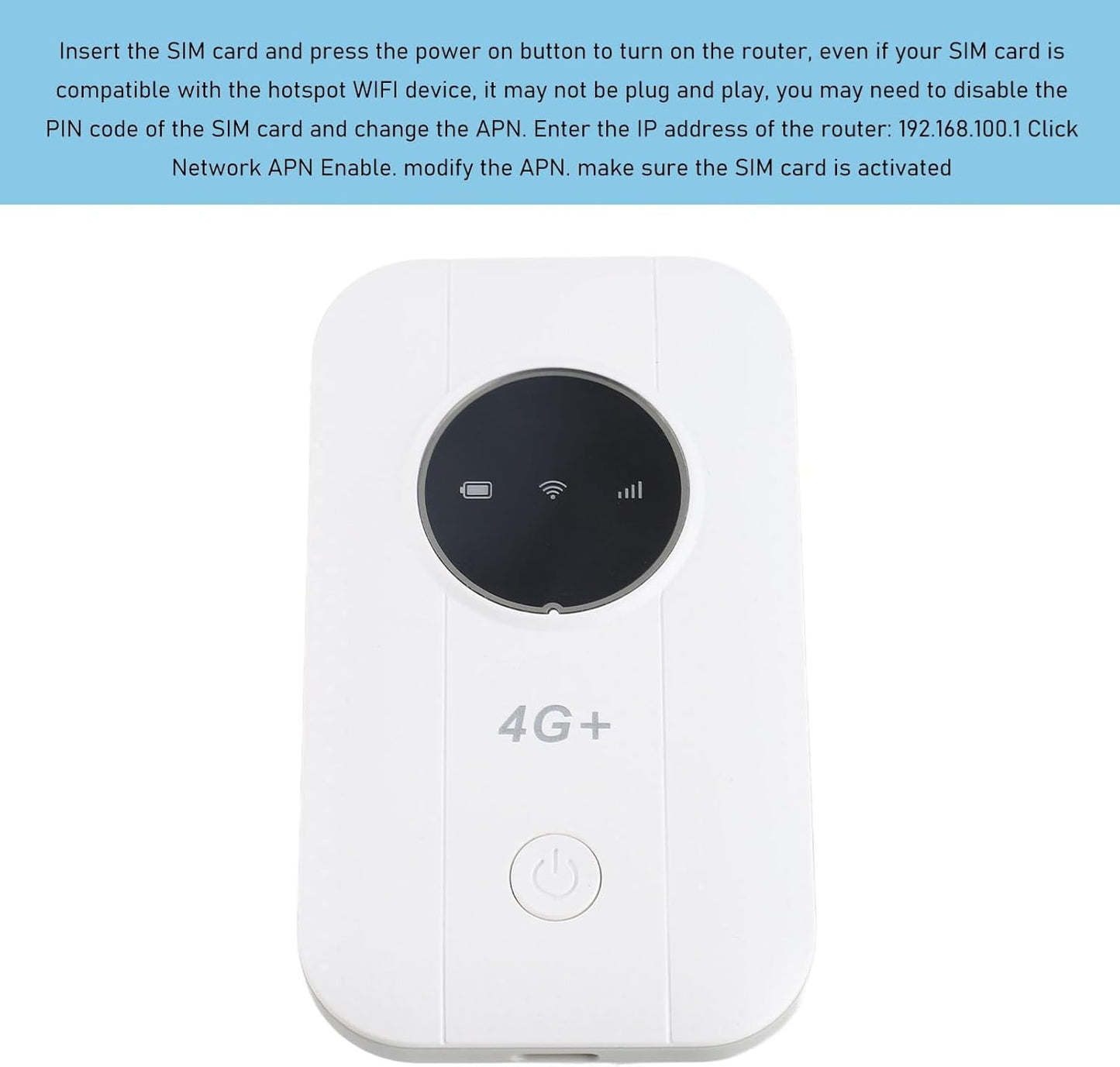 Yoidesu 4G 300Mbps 10 LTE Mobile Hotspot, Professional Portable Travel Routers SIM Card, High Speed Unlocked Router