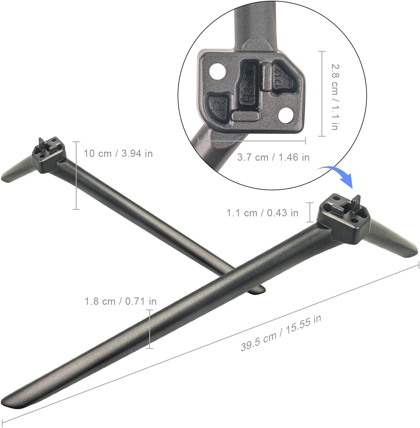 AIDITIYMI 75H8G HU75A6860FUW 75 Inch H8G 4K 2020 TV Base Stand, TV Stand Legs Replacement Compatible with Hisense Class