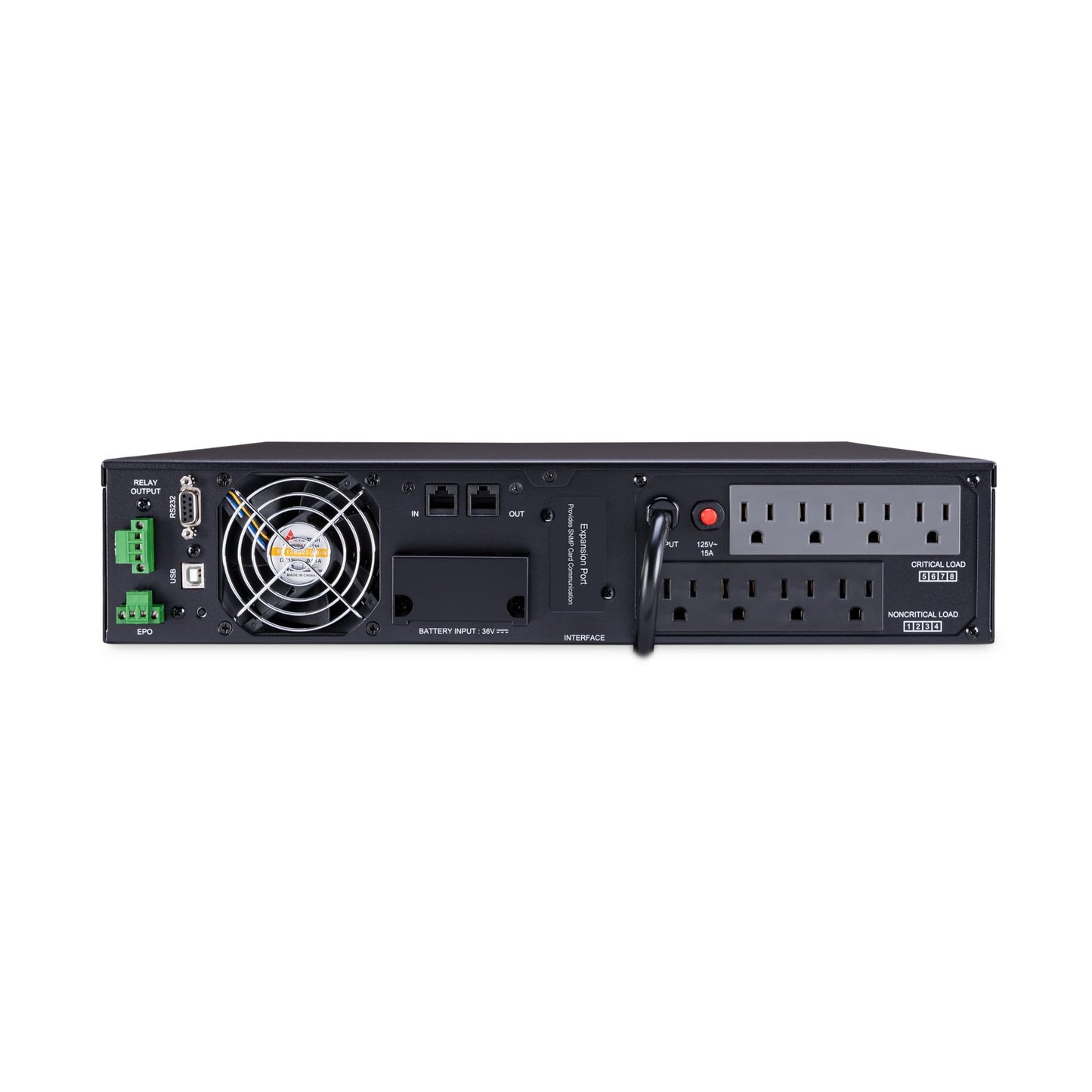CyberPower OL1500RTXL2U Smart App Online UPS System, 1500VA/1350W, 8 Outlets, 2U Rack/Tower