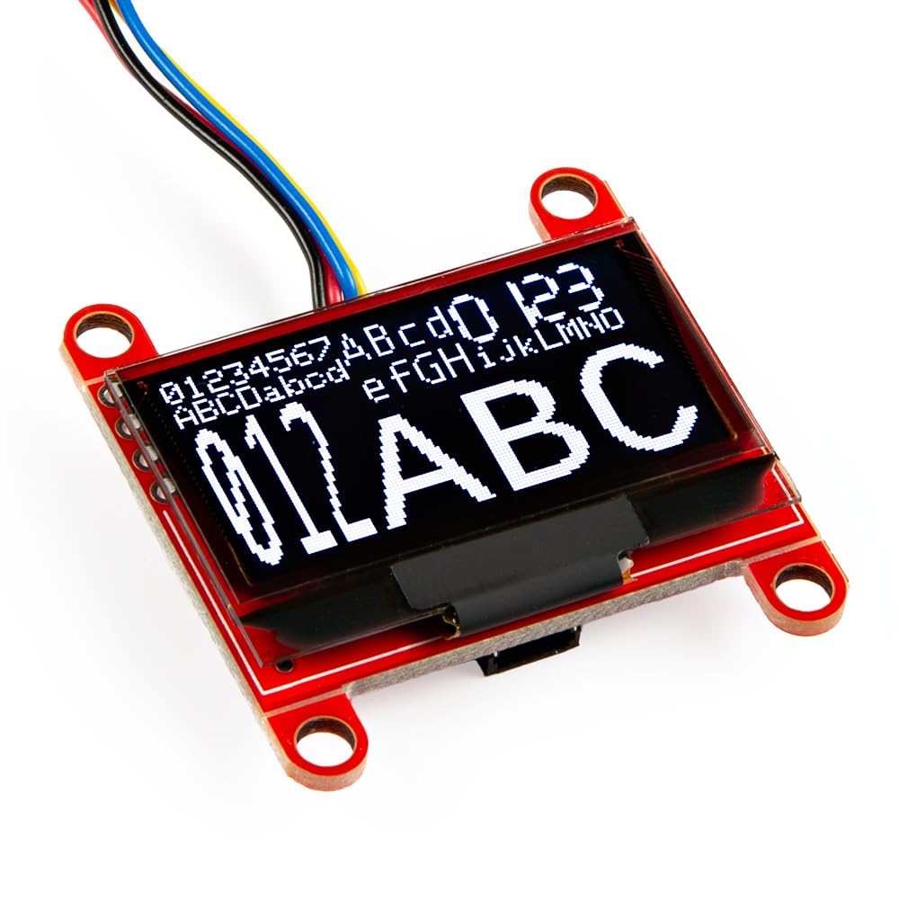 (1.3in., 128x64) 3.0-3.3V SparkFun Qwiic OLED - Horizontal Qwiic connectors, Supply Voltage: