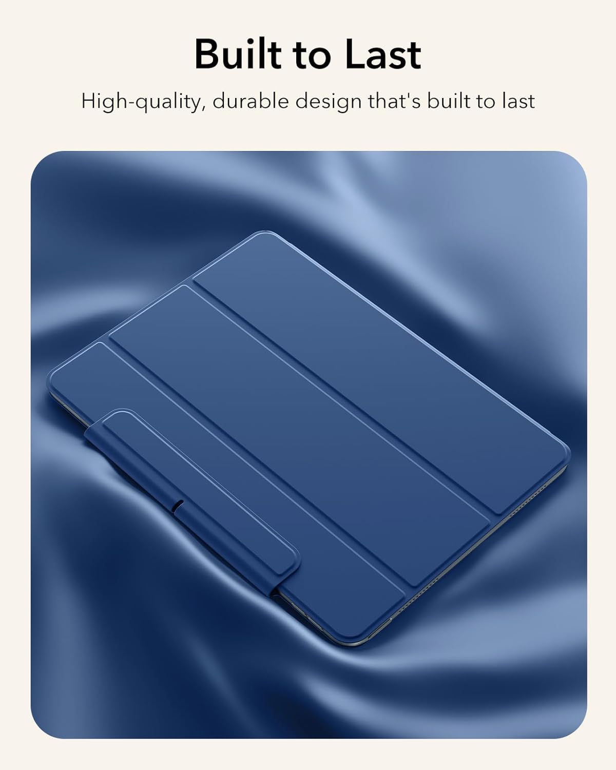 ESR 13 Inch M4/M3/M2 (2026/2025/2024), 12.9 for iPad Air Case iPad Pro Case, Powerful Magnetic Attachment, Slim Trifold