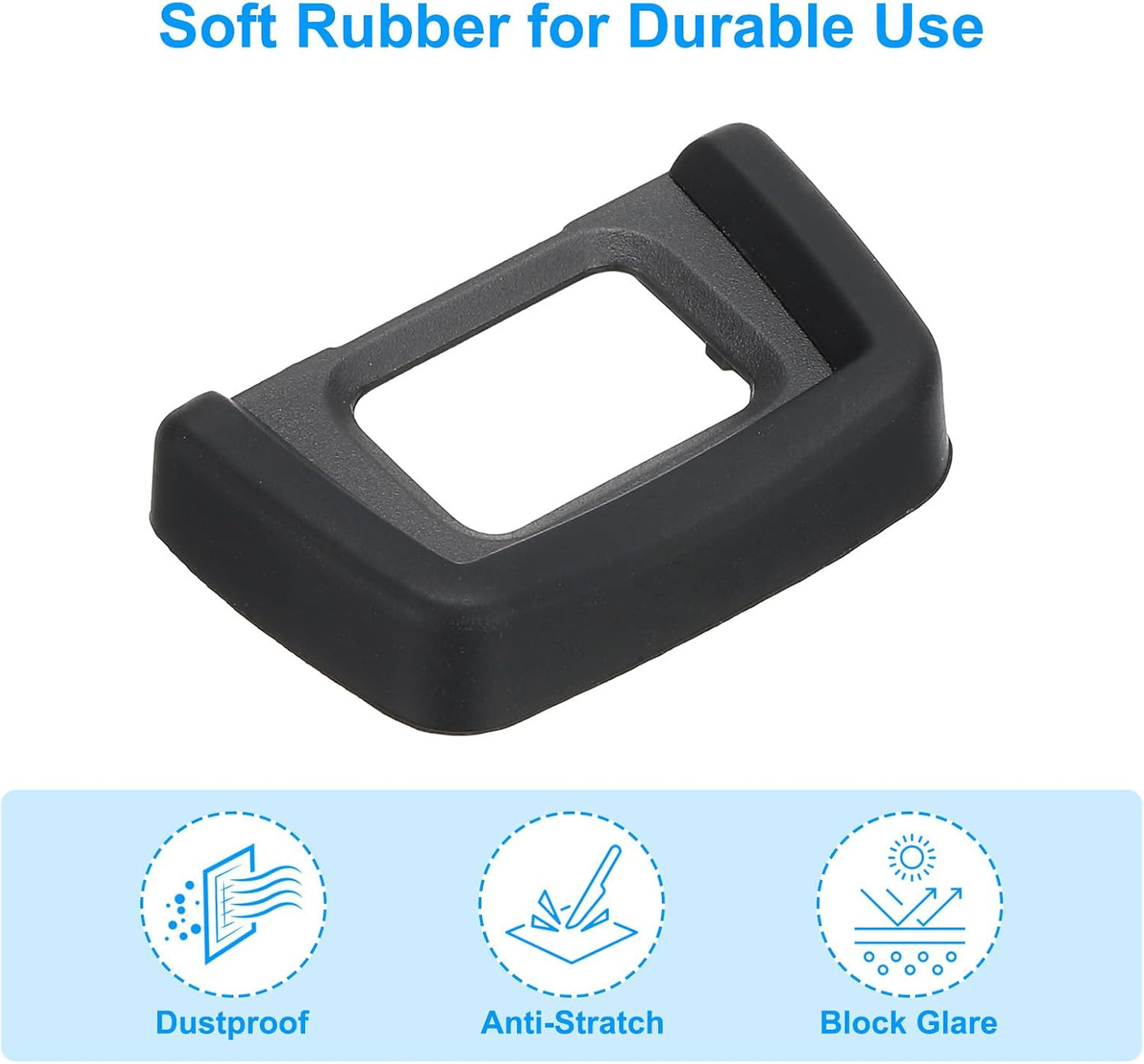 DK-24 2 Pack D5000 D5100 D3000 D3100 PATIKIL Viewfinder Eyepiece Eyecup, Camera Eye Cup Protector for Nikon Digital