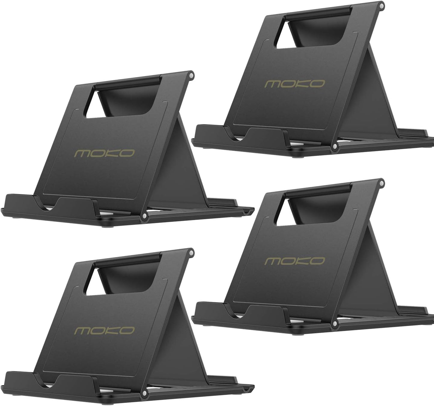 MoKo 6-11 Inch Adjustable Foldable Portable Electronic Device Stand, Compatible with Tablets and Phones, Strong