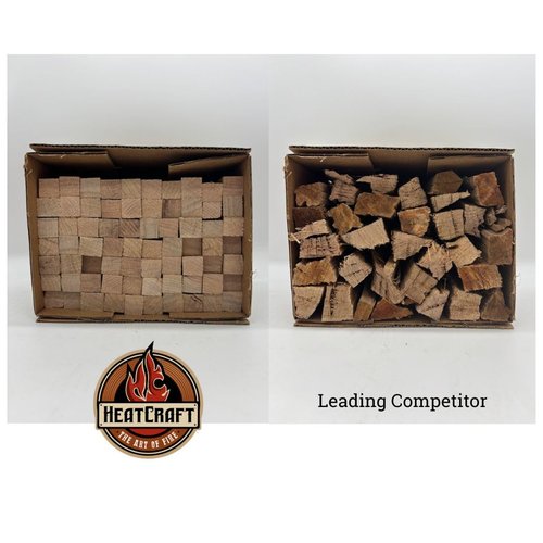 Heatcraft Premium Kiln Dried Wood Kindling for Pizza Ovens, Tabletop Fire Pits & Campfires